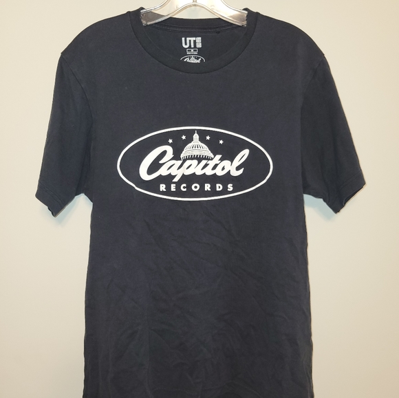 Capitol Records Hollywood California Record Label Medium Tee - Picture 2 of 4